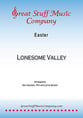 Lonesome Valley SATB choral sheet music cover